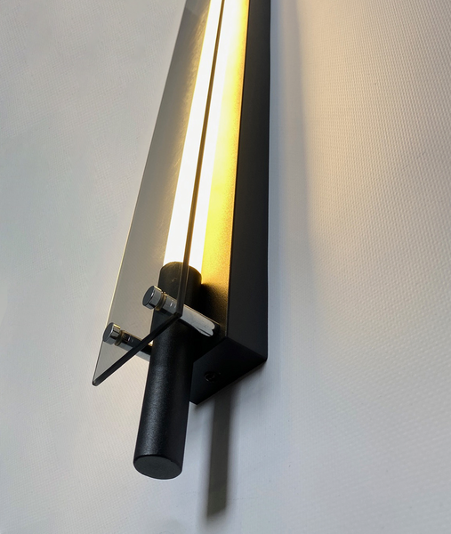 Чорний лінійний настінний LED світильник/бра 16W 3000К (900-LWF248-1 (1200)) 900-LWF248-1 (1200) фото