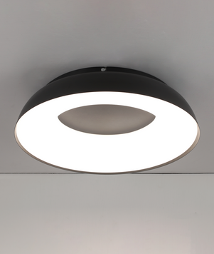 Потолочная LED люстра 58см 80W с пультом и приложением (97-MX6018 (580) BK) 97-MX6018 фото
