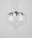 Бронзовая люстра led 18W с прозрачным плафоном (800-P8057 led CL) 800-P8057 led фото 1