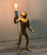 Золотая напольная лампа - стоячая обезьянка "Monkey" (909-VXL8051С GD) 909-VXL8051С фото 3
