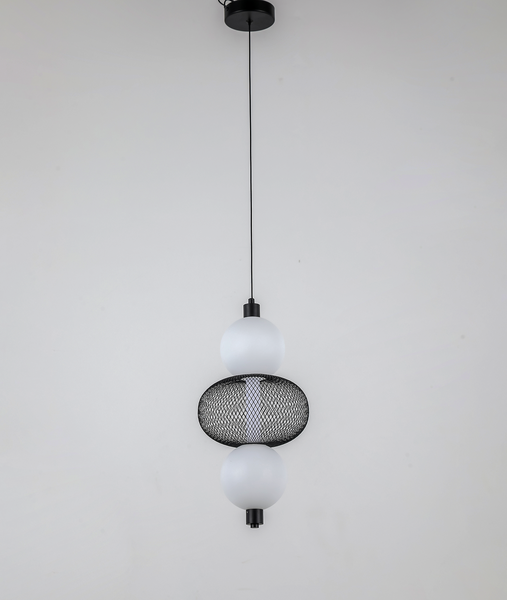 Подвесная LED люстра 6W в черном цвете (81-2032 BK) 81-2032 BK фото