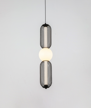 Подвесная led люстра 6W в черном цвете (81-2033 BK) 81-2033 BK фото