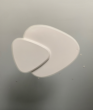 Люстра стельова led 49,5 см 36W "Трикутник" (87-1038 WH) 87-1038 WH фото